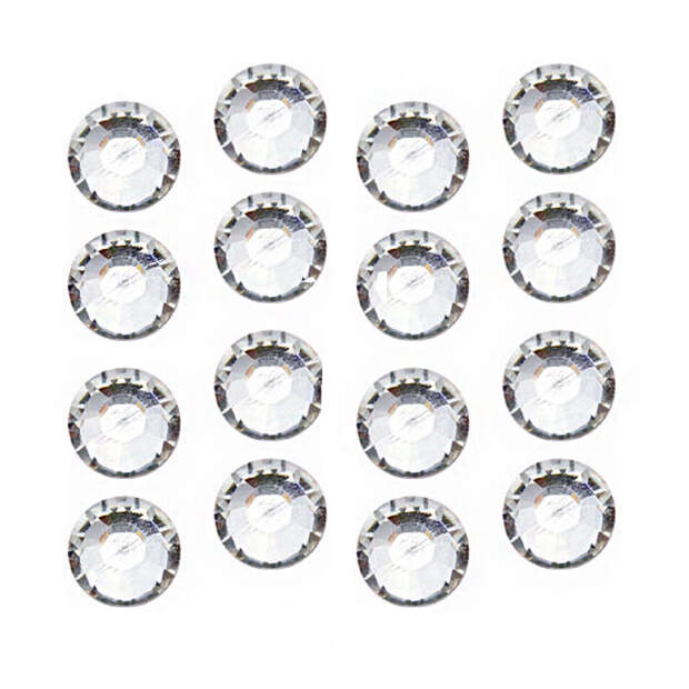 Glaskristallsteinchen Rund 1.5mm - Crystal 1440 Stk.