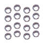 Glaskristallsteinchen Rund 2mm - Gray 1440 Stk.