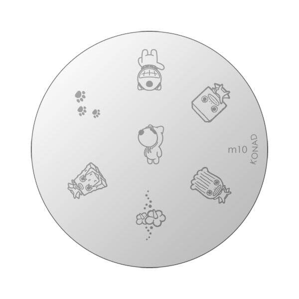 KONAD Stempel Schablone M10