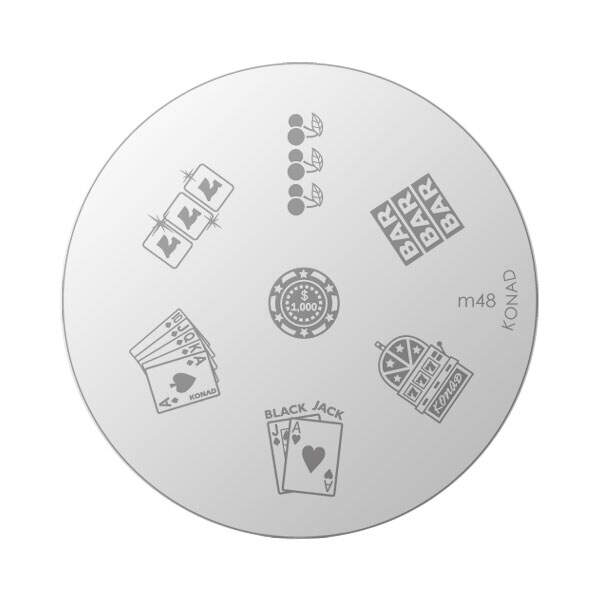 KONAD Stempel Schablone M48