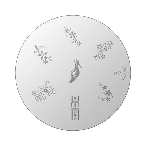 KONAD Stempel Schablone M9