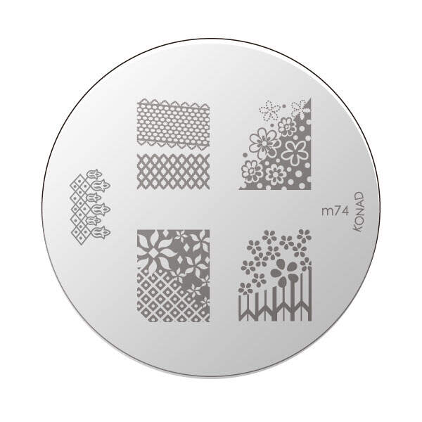 KONAD Stempel Schablone M74
