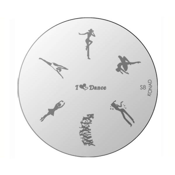KONAD Stempel Schablone S8