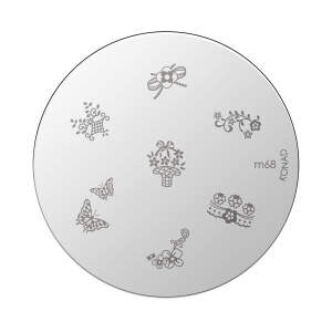 KONAD Stempel Schablone M68