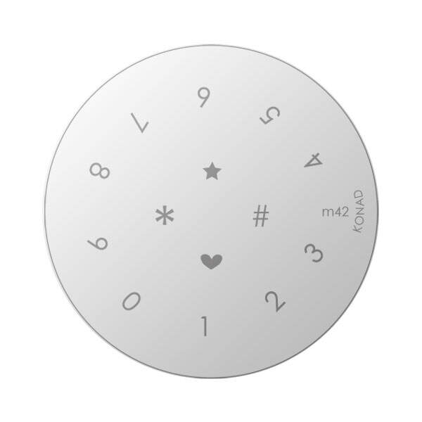 KONAD Stempel Schablone M42