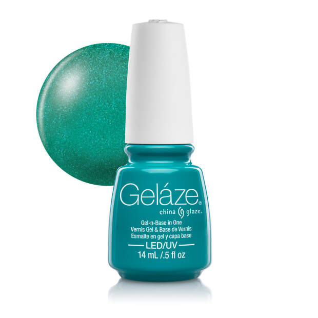 China Glaze Gelaze Turned Up Turquoise