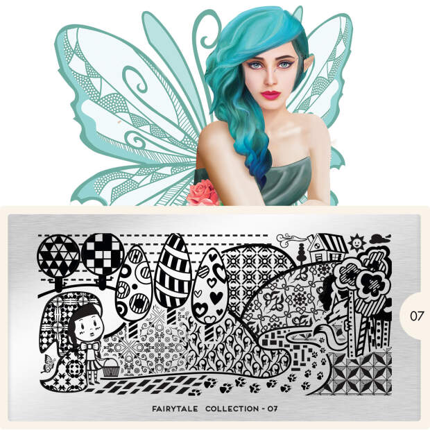 MoYou London Schablone - Fairytale 07 - 104