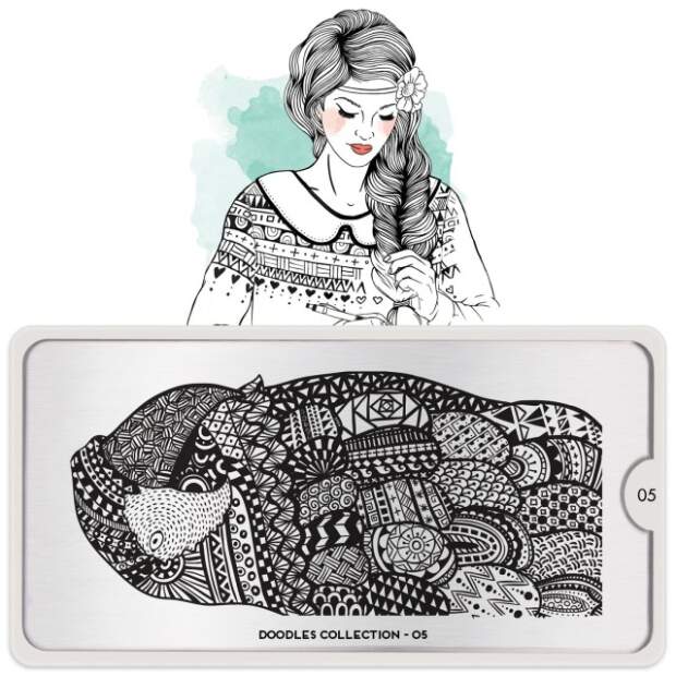 MoYou London Schablone - Doodles 05 - 90