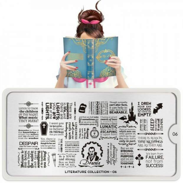MoYou London Schablone - Literature 06 - 7