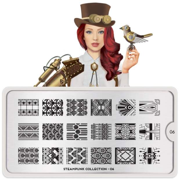 MoYou London Schablone - Steampunk 06 - 186