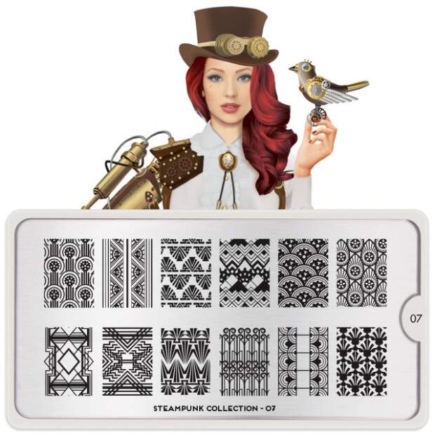 MoYou London Schablone - Steampunk 07 - 187