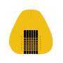 Schablonen gold 500 Stk (extra breit)